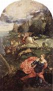Jacopo Tintoretto Der Hl. Georg und der Drachen painting